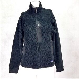 Patagonia Regulator Fleece Full Zip Jacket In Black 25145F8 Womens XS